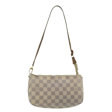 LOUIS VUITTON Damier Azur Pochette Accessoires Pouch N51986 LV Auth rd2953
