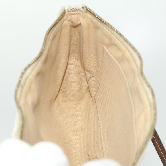 LOUIS VUITTON Damier Azur Pochette Accessoires Pouch N51986 LV Auth rd2953