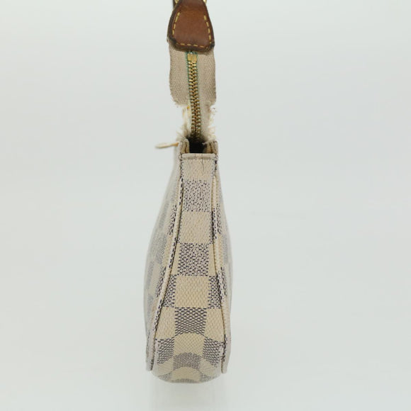 LOUIS VUITTON Damier Azur Pochette Accessoires Pouch N51986 LV Auth rd2953