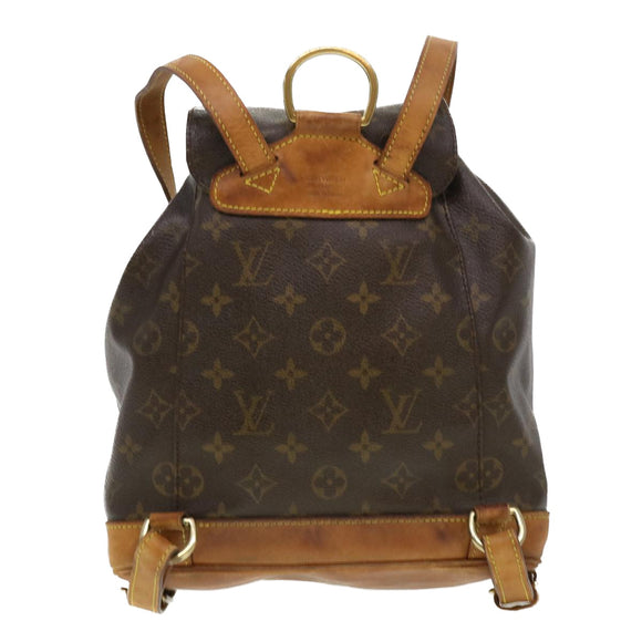 LOUIS VUITTON Monogram Montsouris MM Backpack M51136 LV Auth rd4674