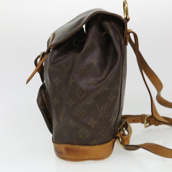 LOUIS VUITTON Monogram Montsouris MM Backpack M51136 LV Auth rd4674