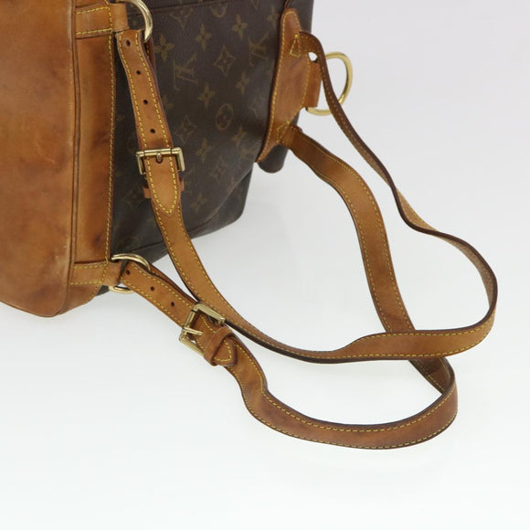 LOUIS VUITTON Monogram Montsouris MM Backpack M51136 LV Auth rd4674