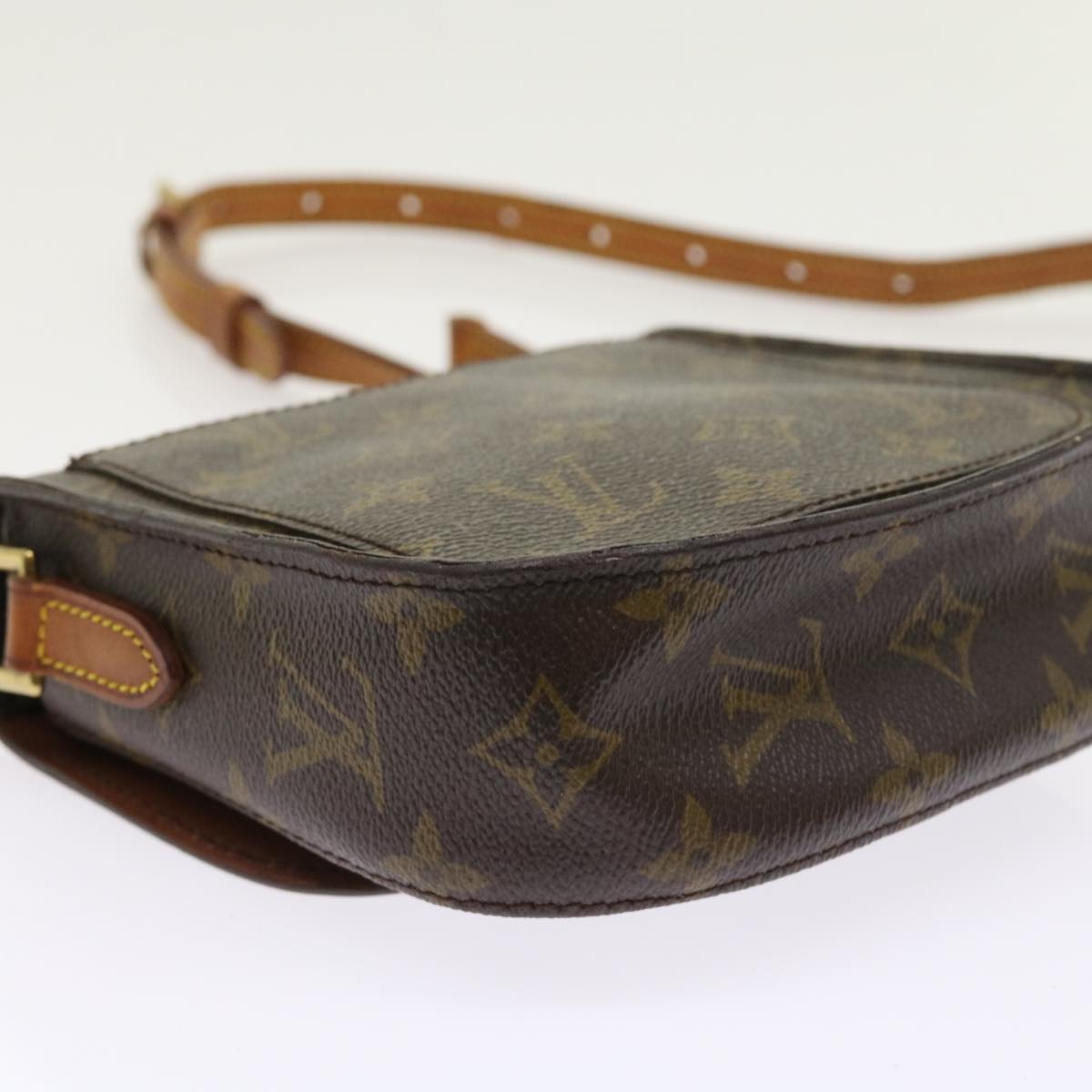 LOUIS VUITTON Monogram Saint Cloud PM Shoulder Bag M51244 LV Auth rd4937