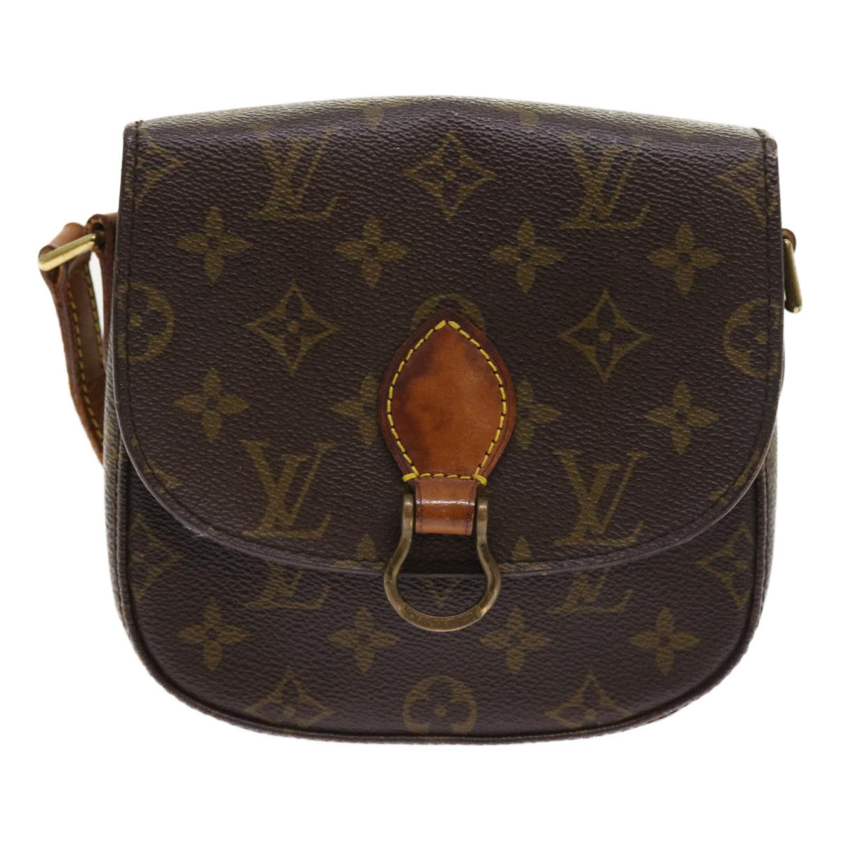 LOUIS VUITTON Monogram Saint Cloud PM Shoulder Bag M51244 LV Auth rd4937