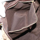 GUCCI GG Canvas Web Sherry Line Hand Bag 2Set Beige Green Yellow Auth rd5183-13