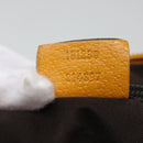 GUCCI GG Canvas Web Sherry Line Hand Bag 2Set Beige Green Yellow Auth rd5183-26