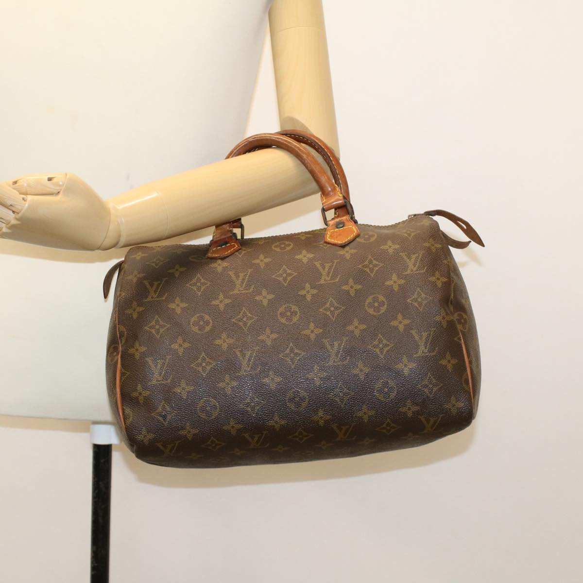 LOUIS VUITTON Monogram Speedy 30 Hand Bag Vintage M41526 LV Auth rd5463