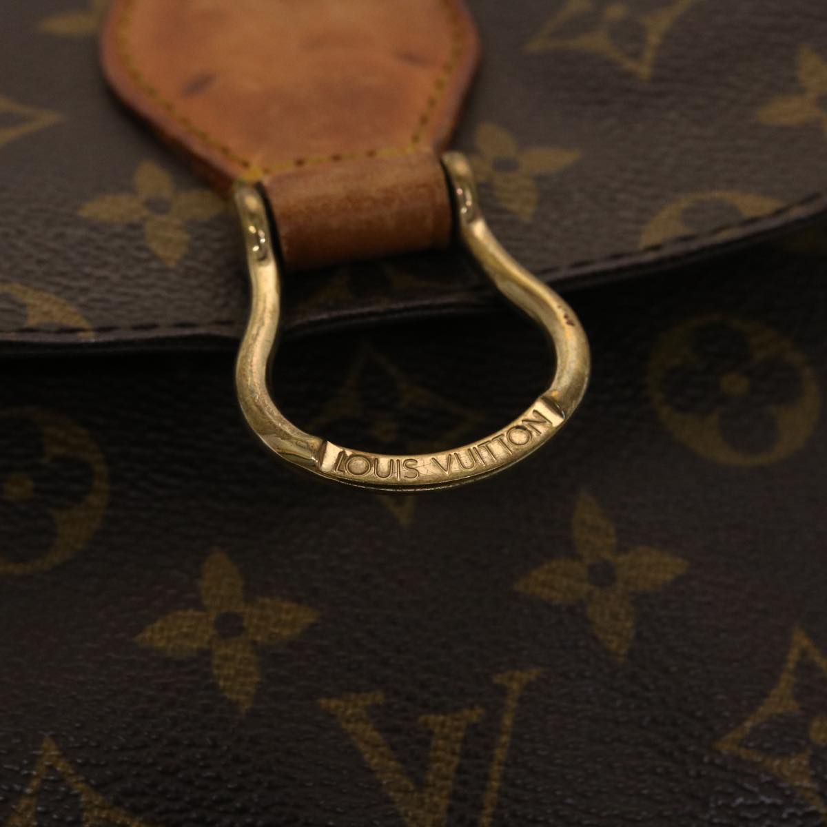 LOUIS VUITTON Monogram Saint Cloud GM Shoulder Bag M51242 LV Auth rd5498