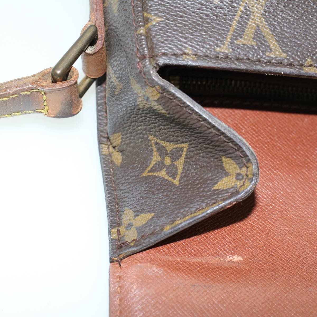 LOUIS VUITTON Monogram Saint Cloud GM Shoulder Bag M51242 LV Auth rd5499