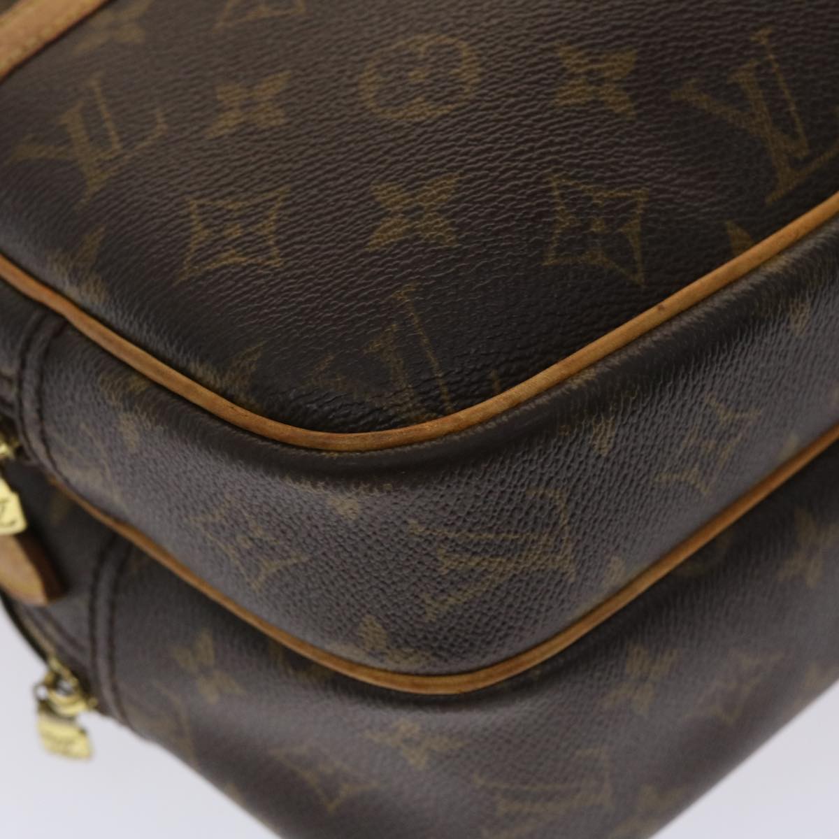 LOUIS VUITTON Monogram Reporter PM Shoulder Bag M45254 LV Auth rd5517