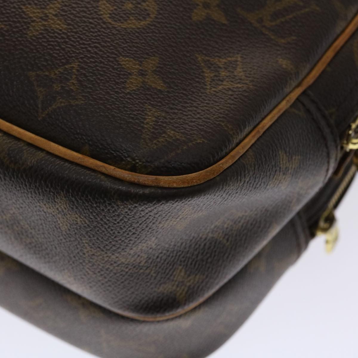 LOUIS VUITTON Monogram Reporter PM Shoulder Bag M45254 LV Auth rd5517