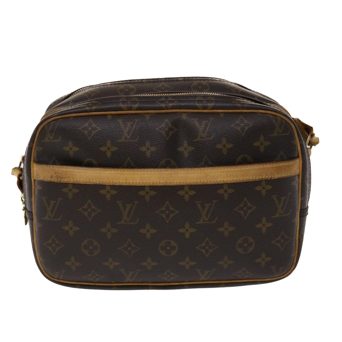 LOUIS VUITTON Monogram Reporter PM Shoulder Bag M45254 LV Auth rd5517