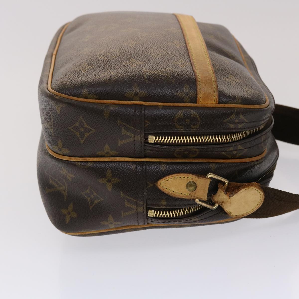 LOUIS VUITTON Monogram Reporter PM Shoulder Bag M45254 LV Auth rd5517