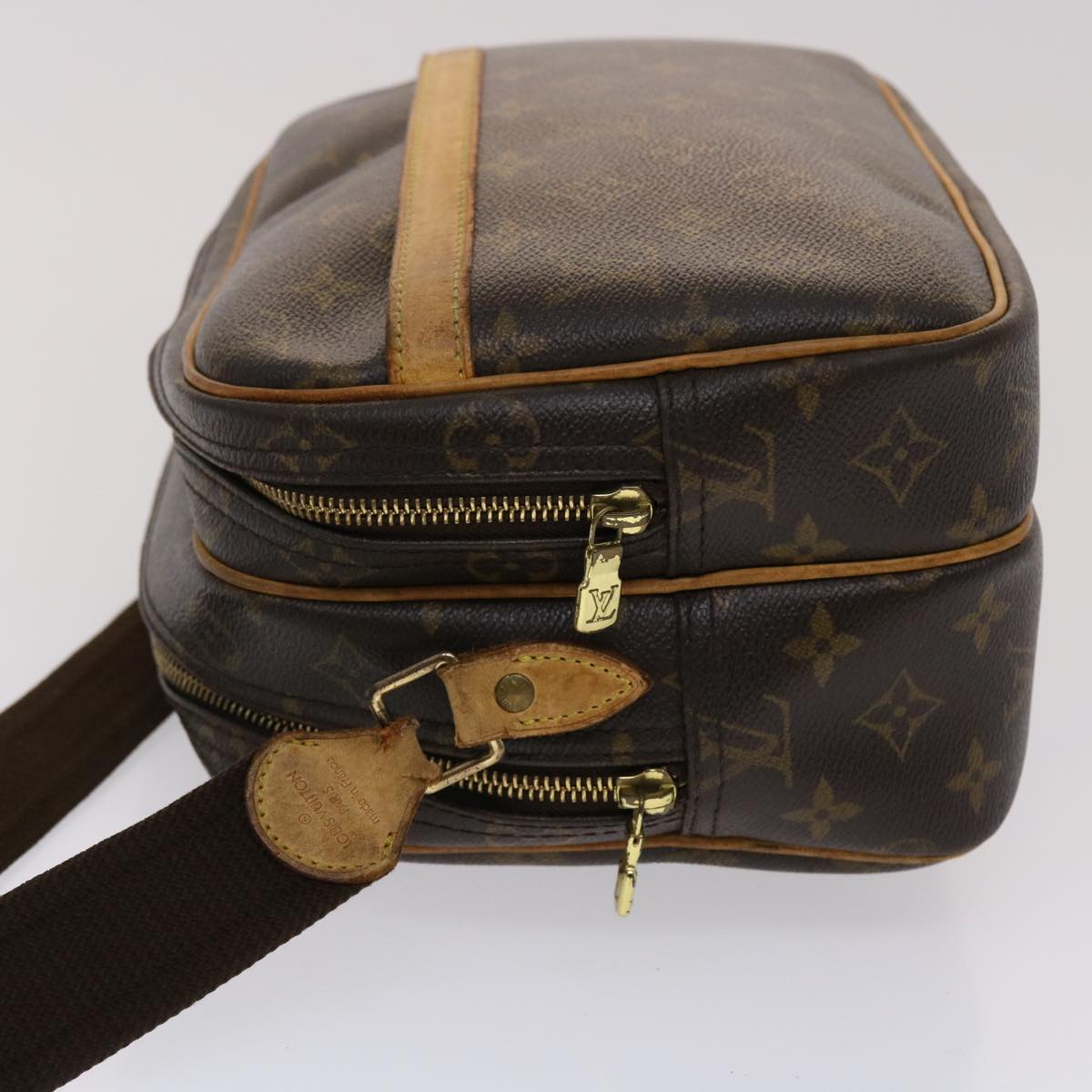 LOUIS VUITTON Monogram Reporter PM Shoulder Bag M45254 LV Auth rd5517