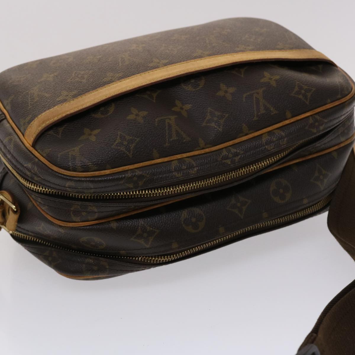 LOUIS VUITTON Monogram Reporter PM Shoulder Bag M45254 LV Auth rd5517