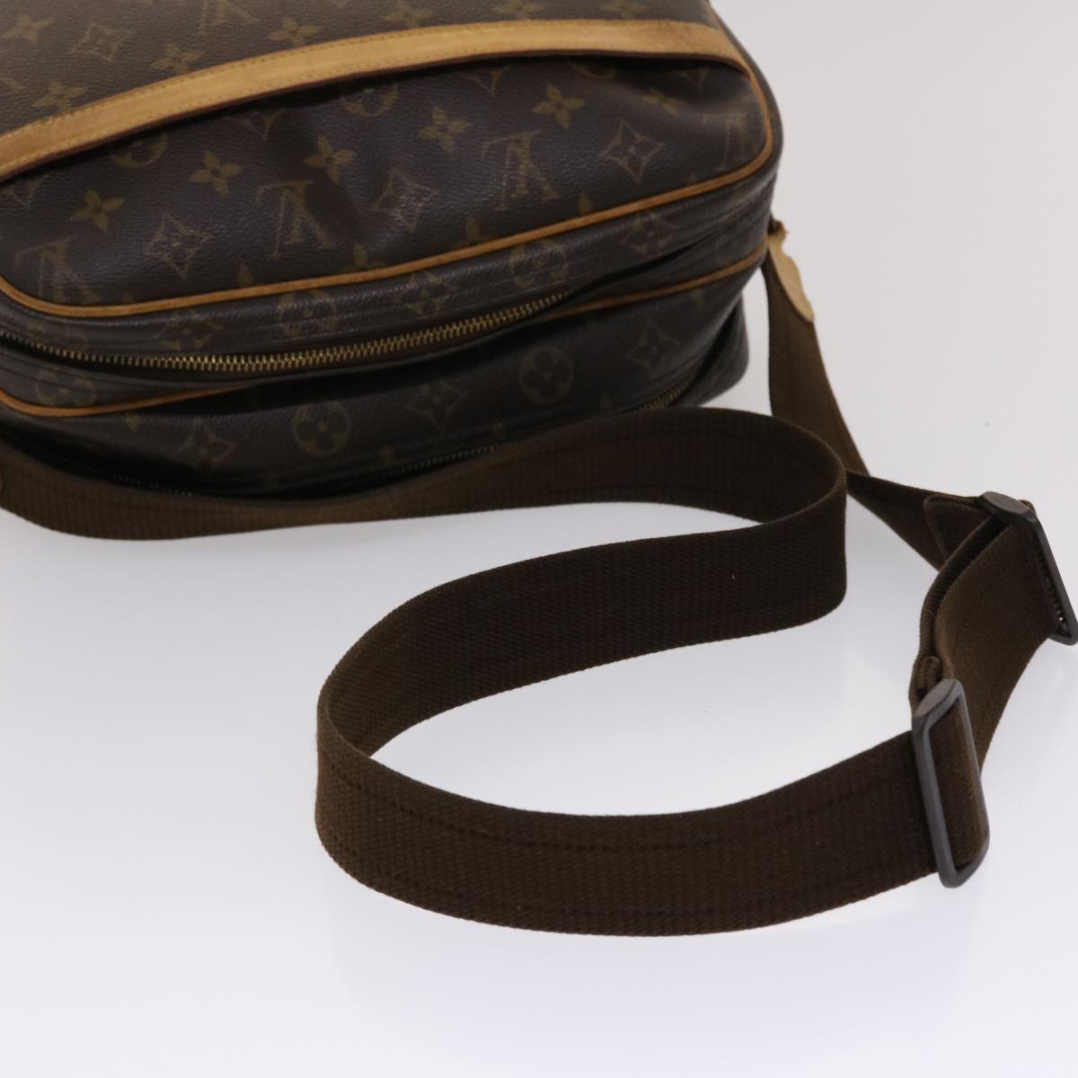 LOUIS VUITTON Monogram Reporter PM Shoulder Bag M45254 LV Auth rd5517