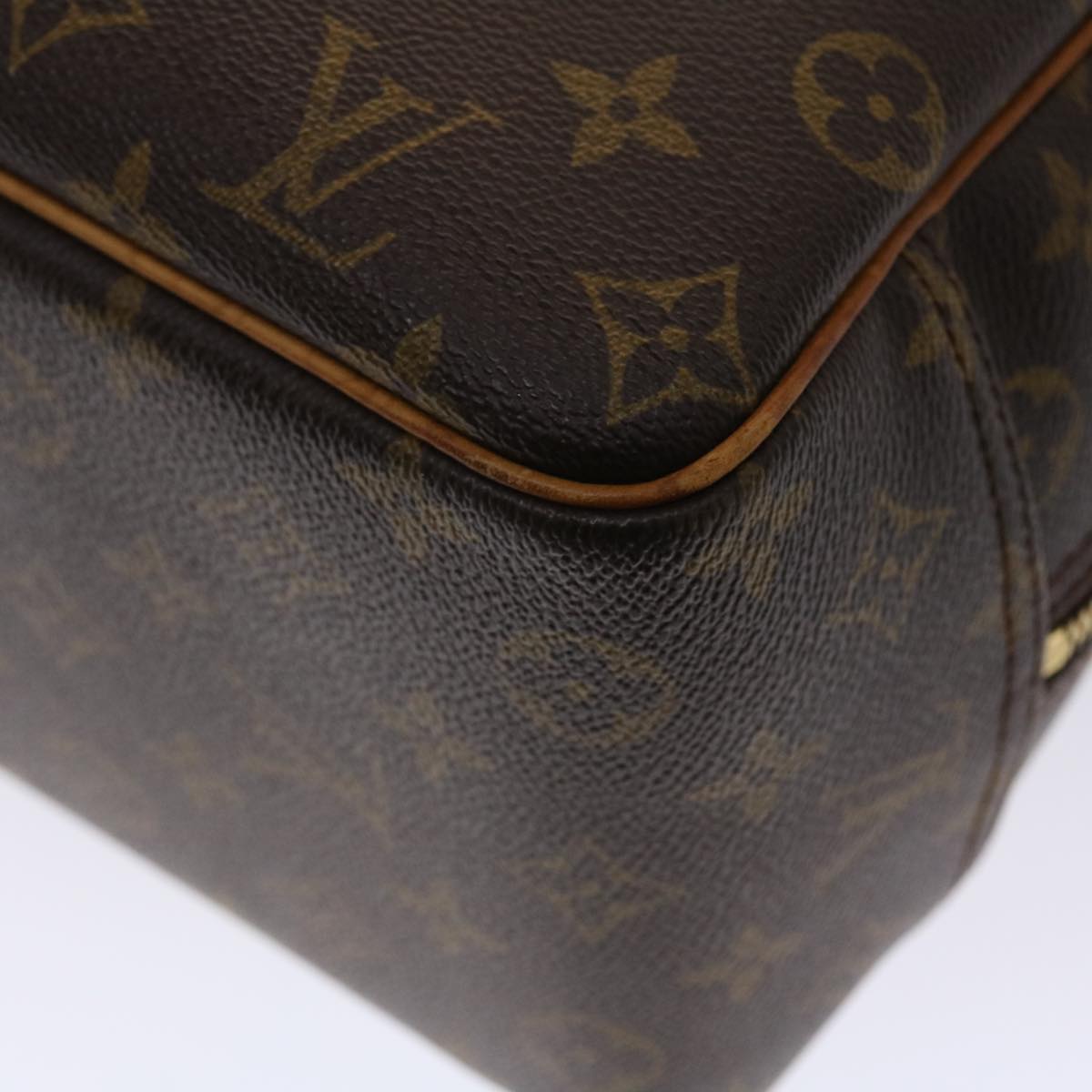 LOUIS VUITTON Monogram Deauville Hand Bag M47270 LV Auth rd5534