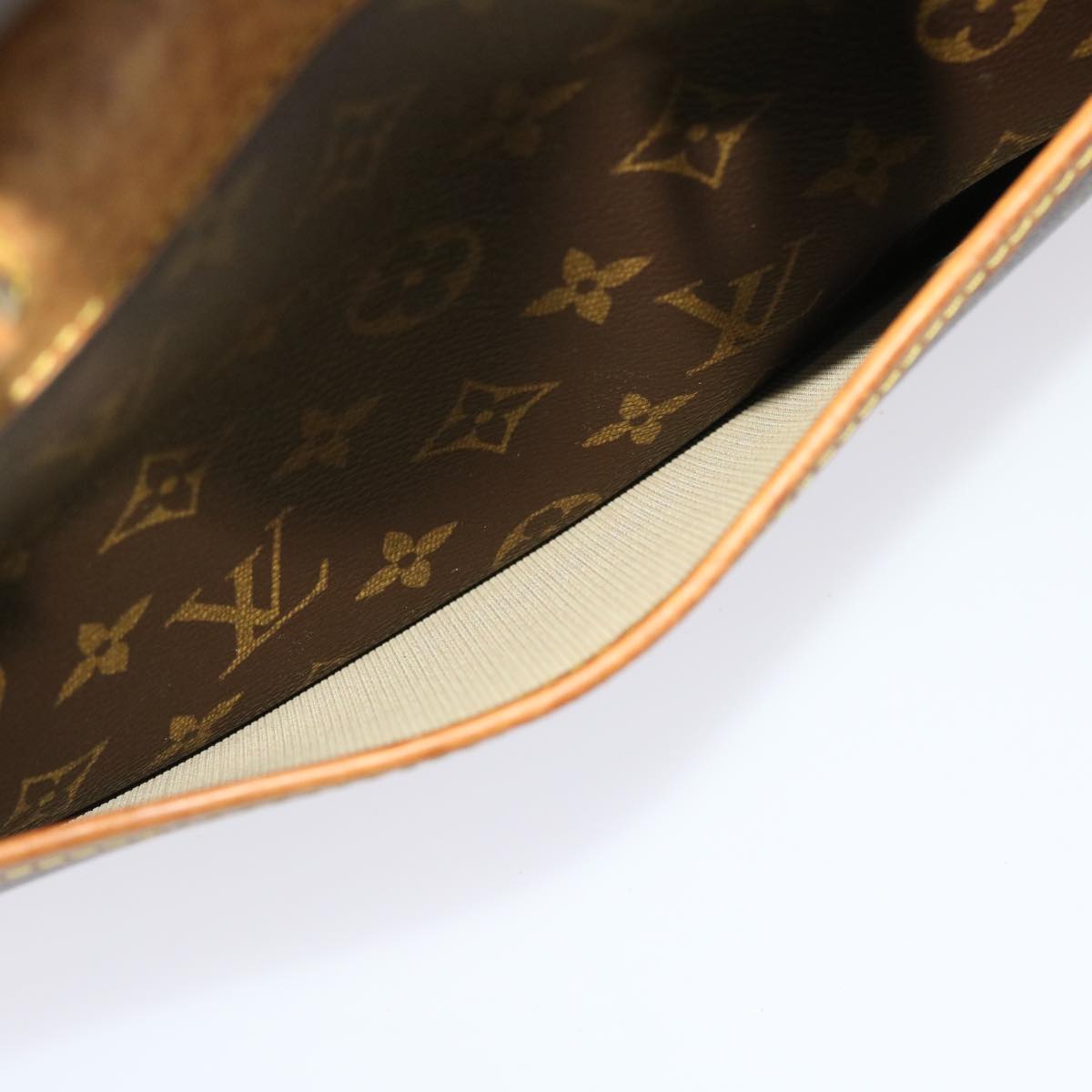 LOUIS VUITTON Monogram Deauville Hand Bag M47270 LV Auth rd5534