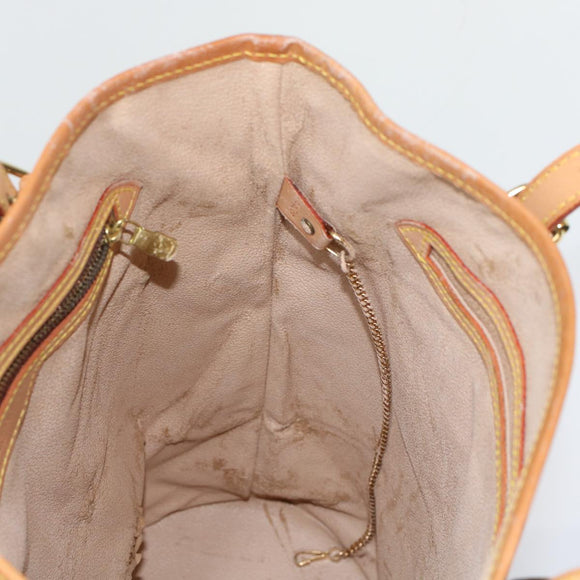 LOUIS VUITTON Monogram Bucket GM Shoulder Bag M42236 LV Auth rd5550