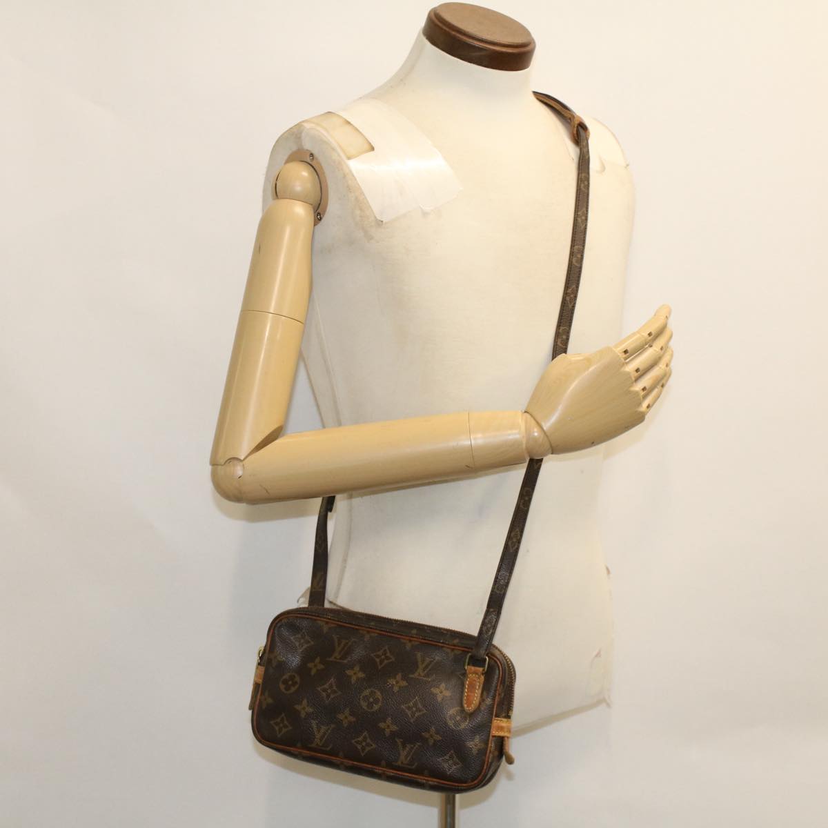 LOUIS VUITTON Monogram Marly Bandouliere Shoulder Bag M51828 LV Auth rd5638