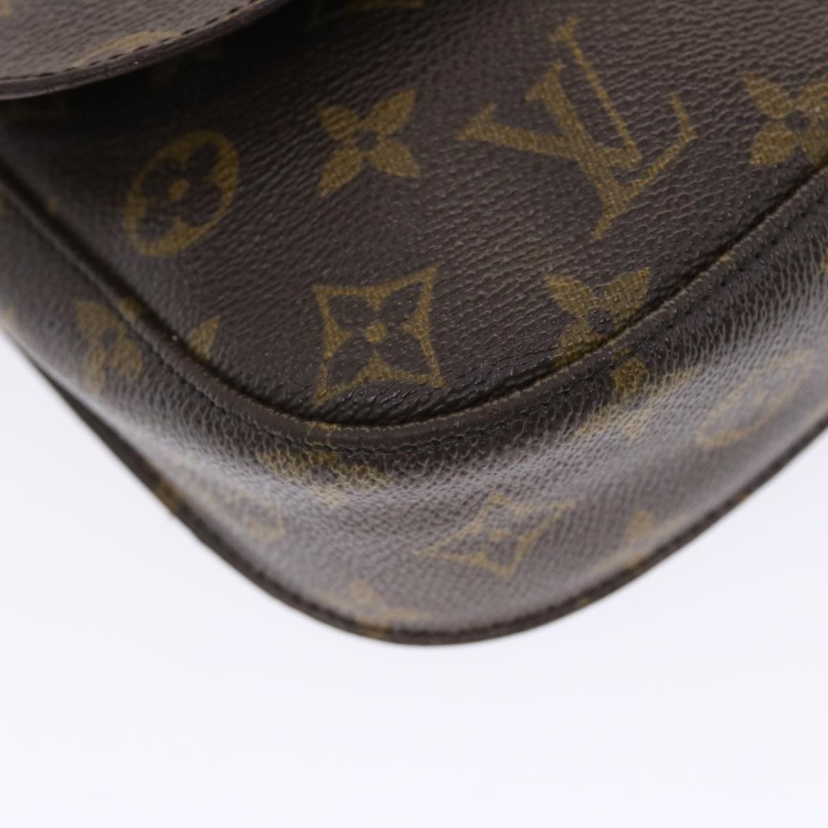 LOUIS VUITTON Monogram Saint Cloud MM Shoulder Bag M51243 LV Auth rd5647