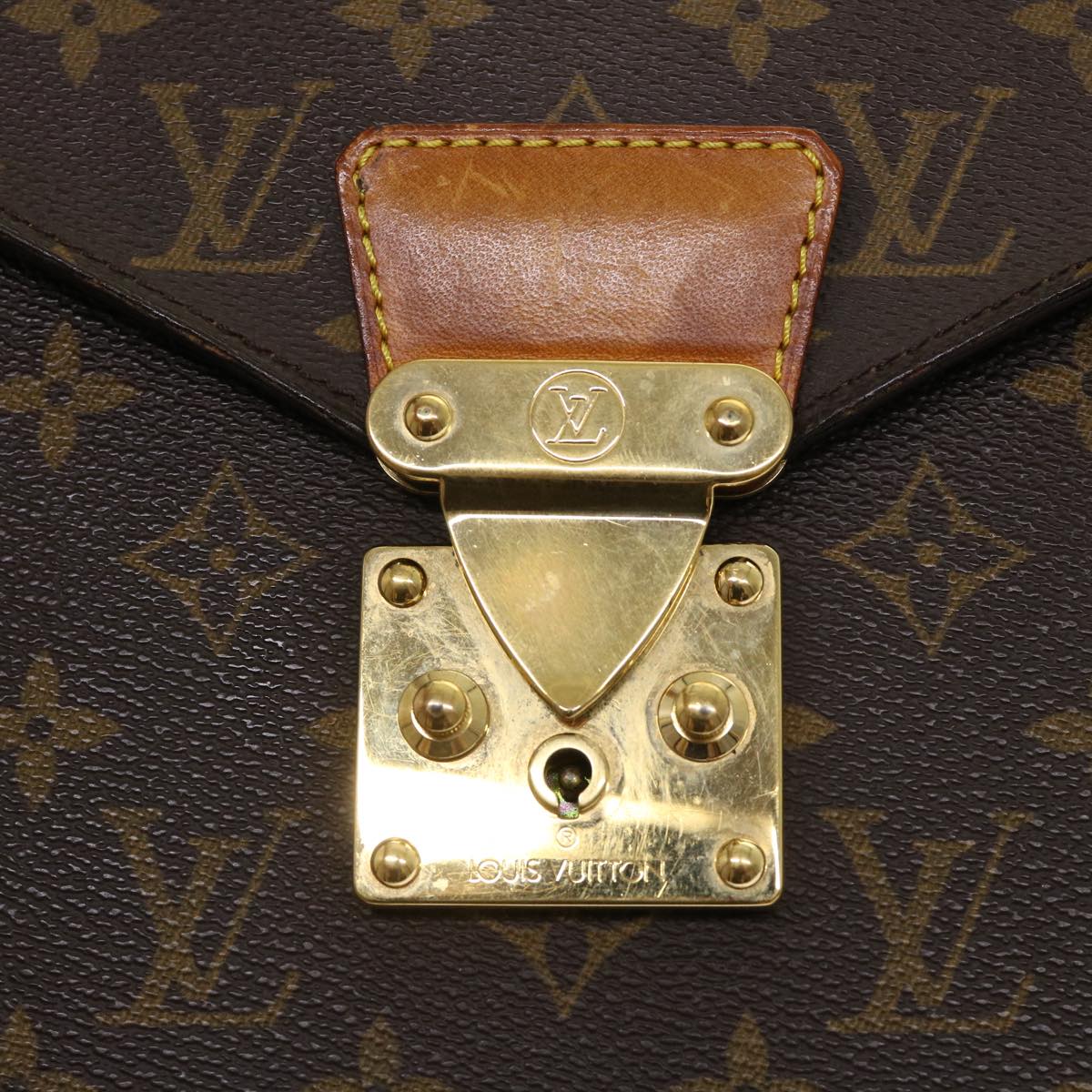 LOUIS VUITTON Monogram Serviette Conseiller Briefcase M53331 LV Auth rd5661