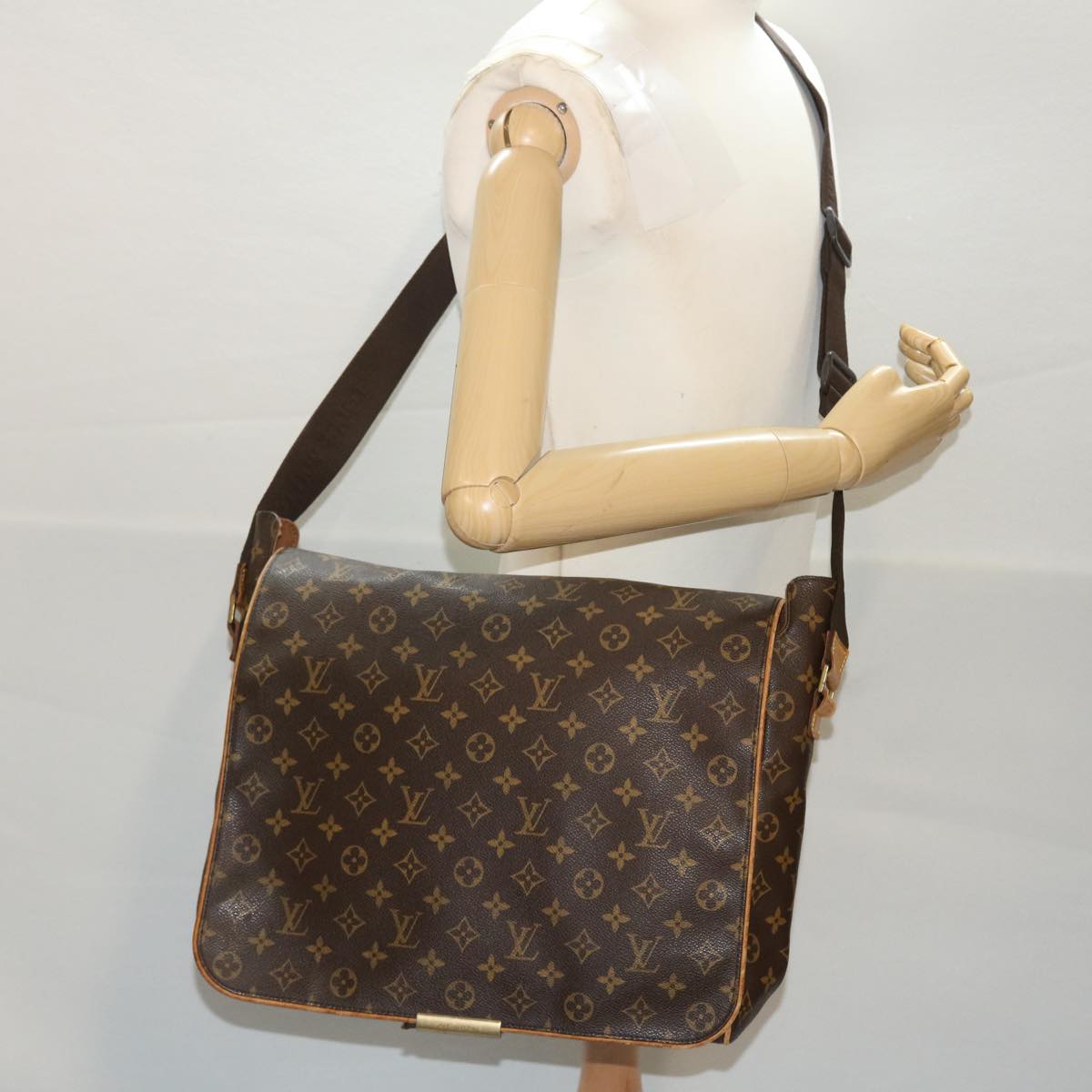 LOUIS VUITTON Monogram Abbesses Shoulder Bag M45257 LV Auth rd5665