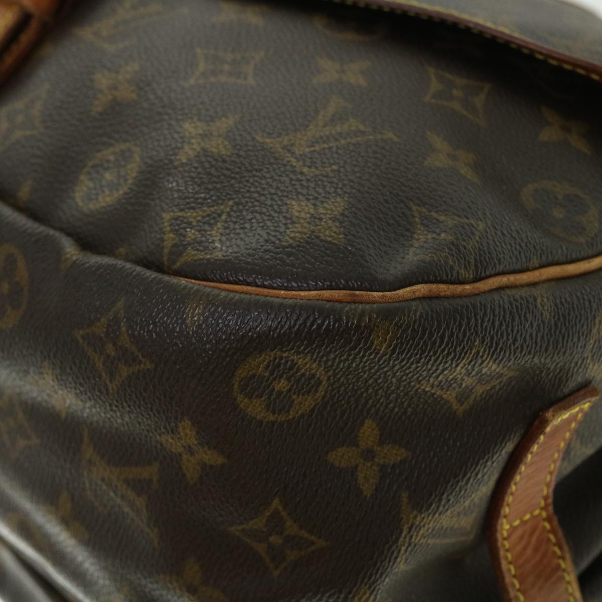 LOUIS VUITTON Monogram Saumur 35 Shoulder Bag M42254 LV Auth rd5669