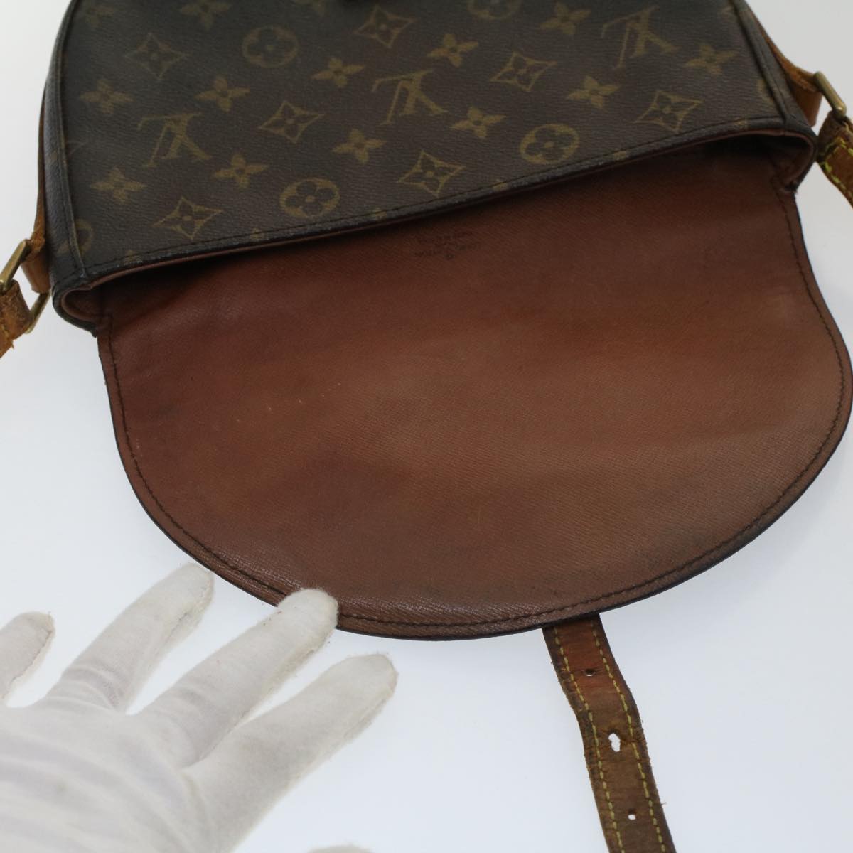 LOUIS VUITTON Monogram Chantilly MM Shoulder Bag M51233 LV Auth rd5692