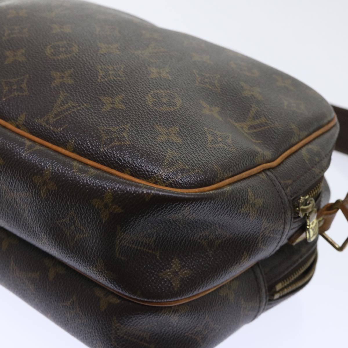 LOUIS VUITTON Monogram Reporter PM Shoulder Bag M45254 LV Auth rd5747