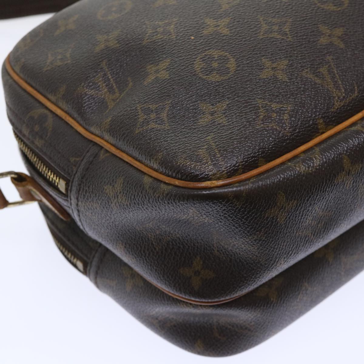 LOUIS VUITTON Monogram Reporter PM Shoulder Bag M45254 LV Auth rd5747