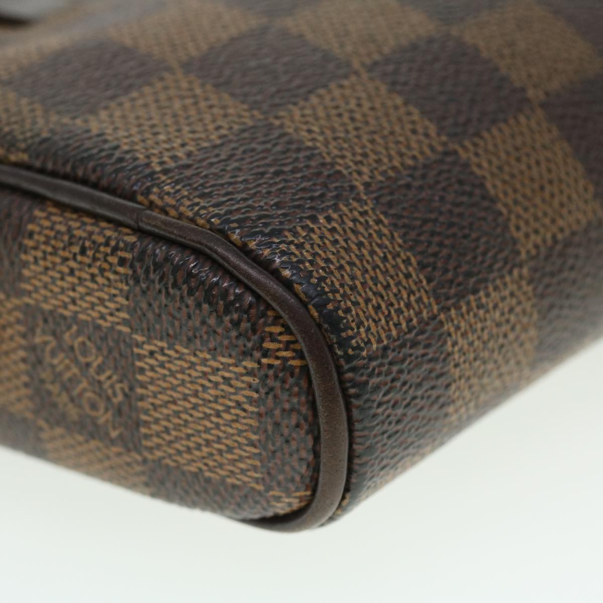 LOUIS VUITTON Damier Ebene Pochette Ipanema Shoulder Bag N51296 LV Auth rd5756