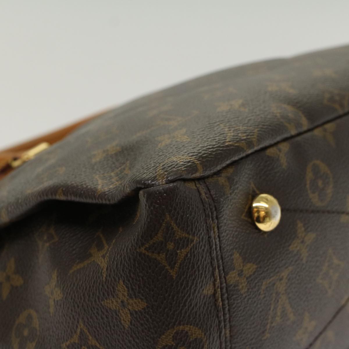 LOUIS VUITTON Monogram Pallas Hand Bag M40466 LV Auth rd5766