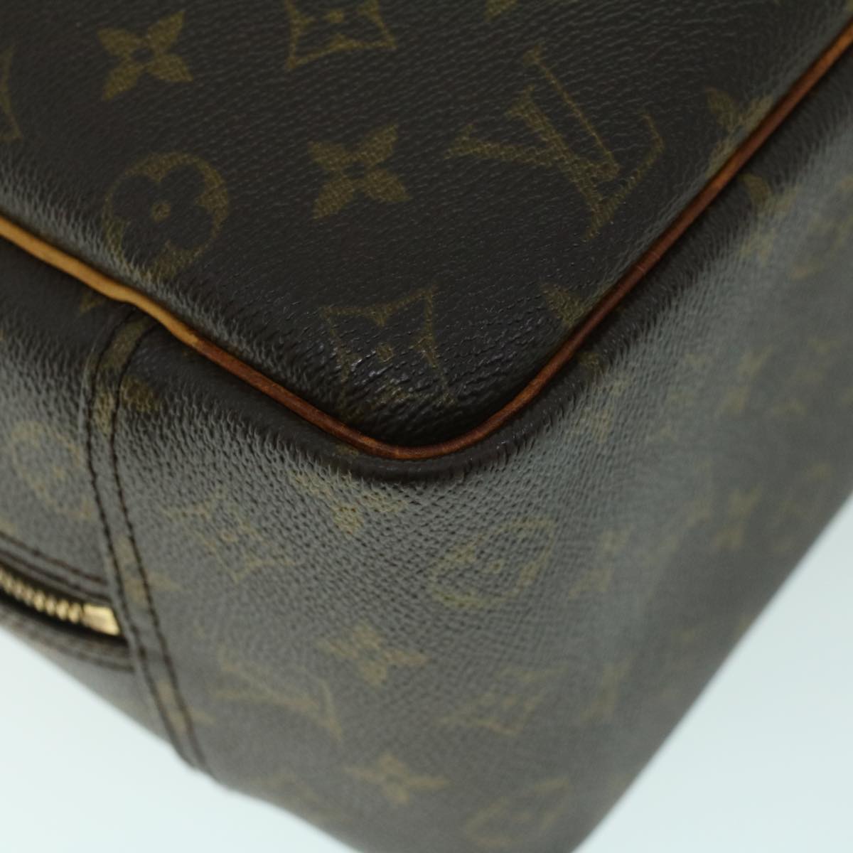 LOUIS VUITTON Monogram Deauville Hand Bag M47270 LV Auth rd5786