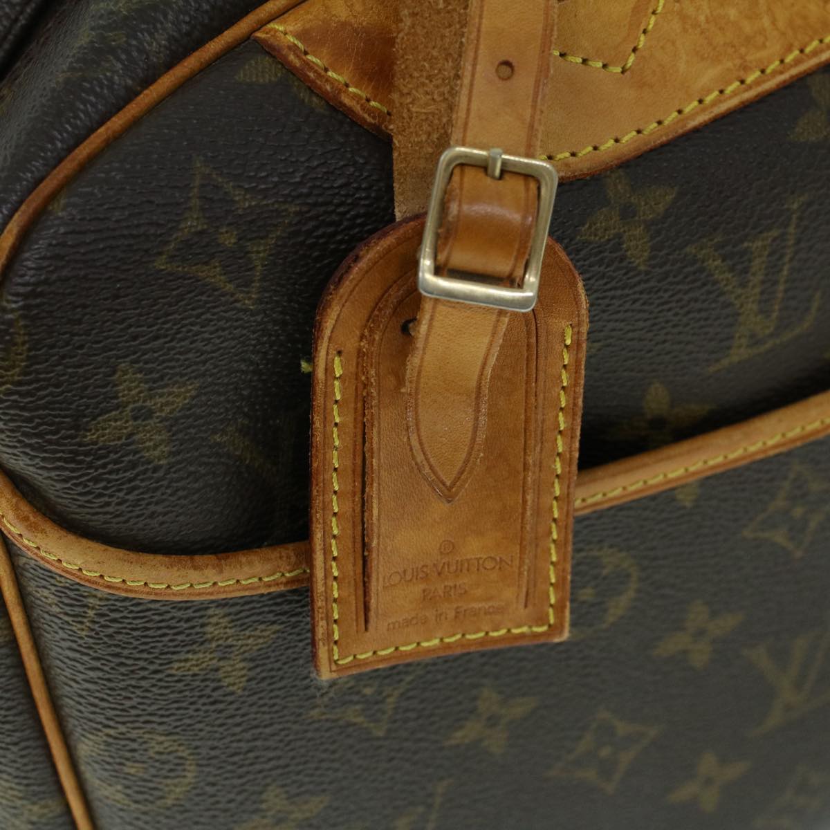 LOUIS VUITTON Monogram Deauville Hand Bag M47270 LV Auth rd5786