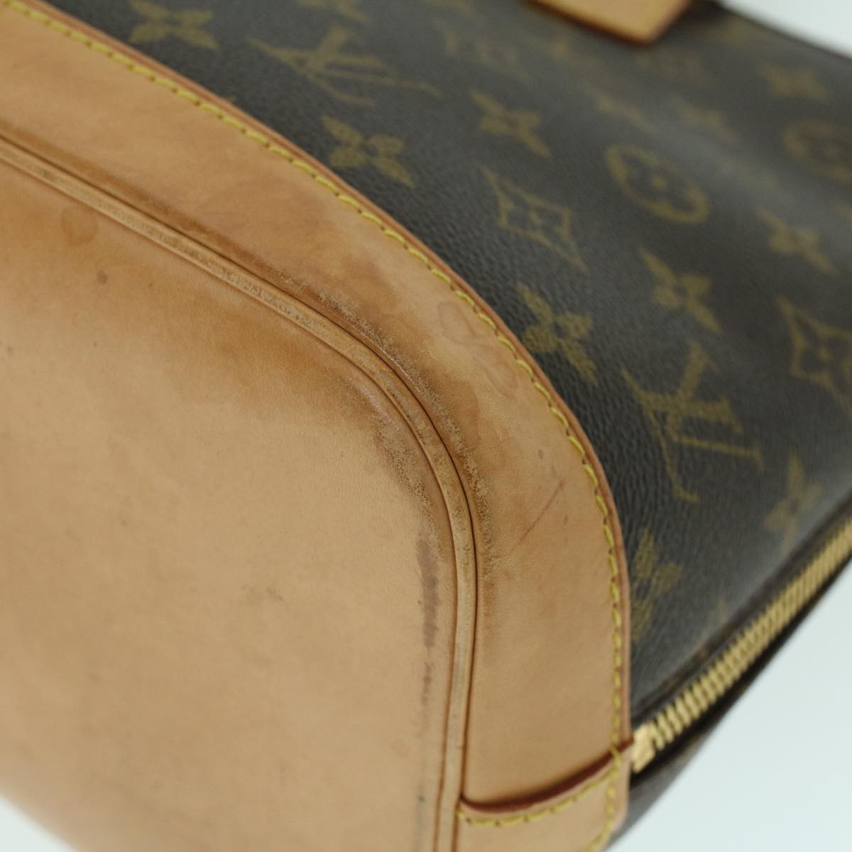 LOUIS VUITTON Monogram Alma Hand Bag M51130 LV Auth rd5795