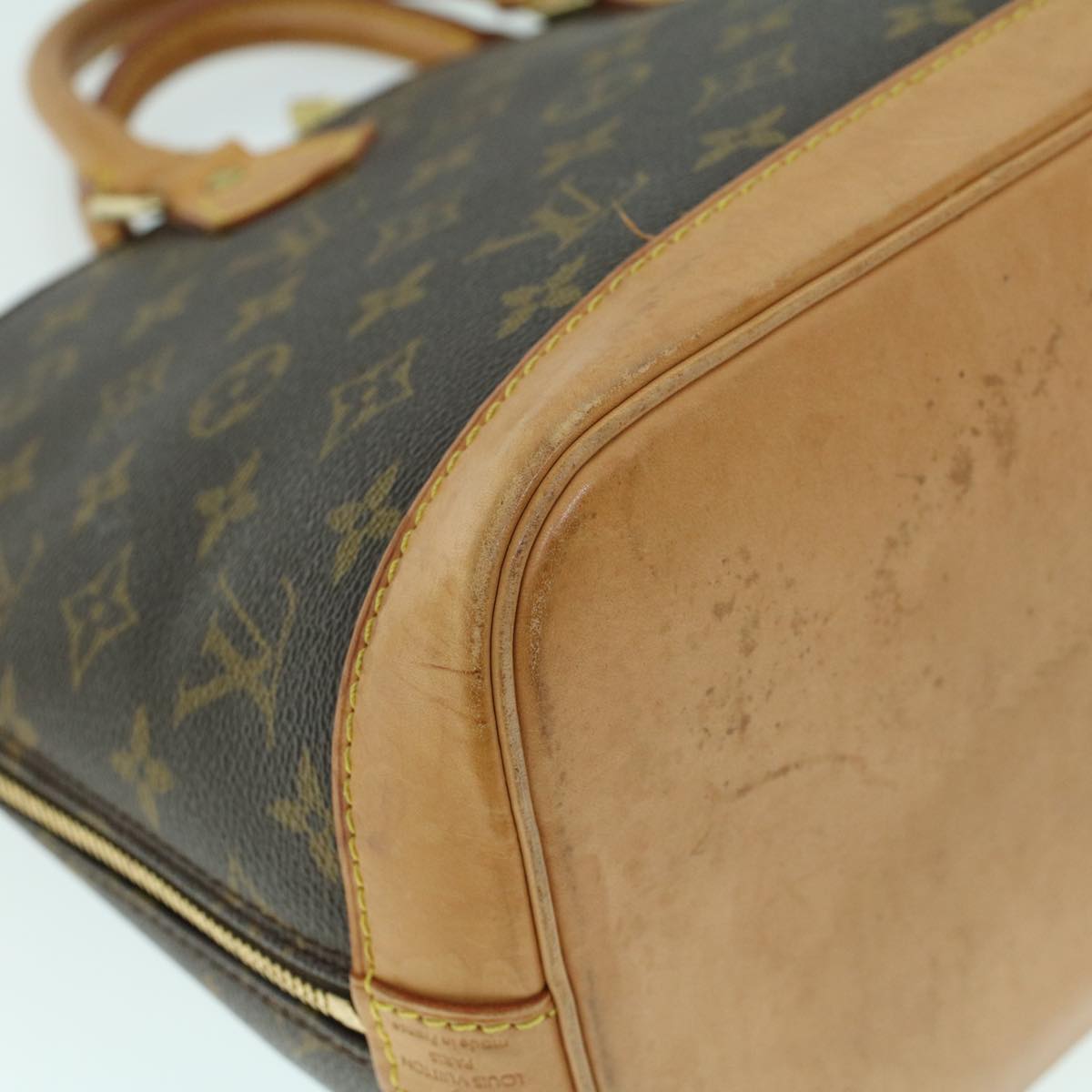 LOUIS VUITTON Monogram Alma Hand Bag M51130 LV Auth rd5795