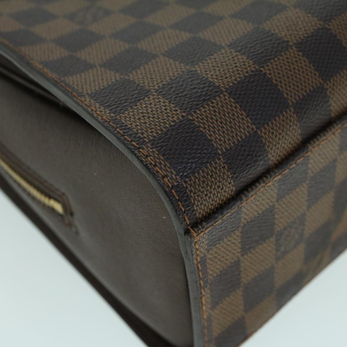 LOUIS VUITTON Damier Ebene Brera Hand Bag N51150 LV Auth rd5836