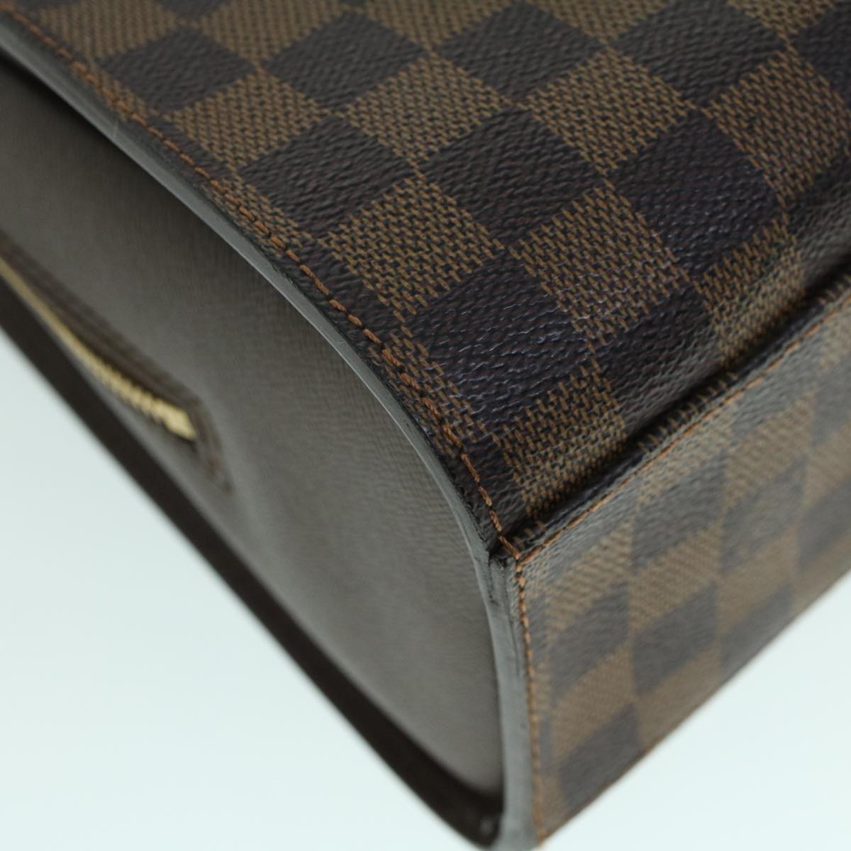 LOUIS VUITTON Damier Ebene Brera Hand Bag N51150 LV Auth rd5836