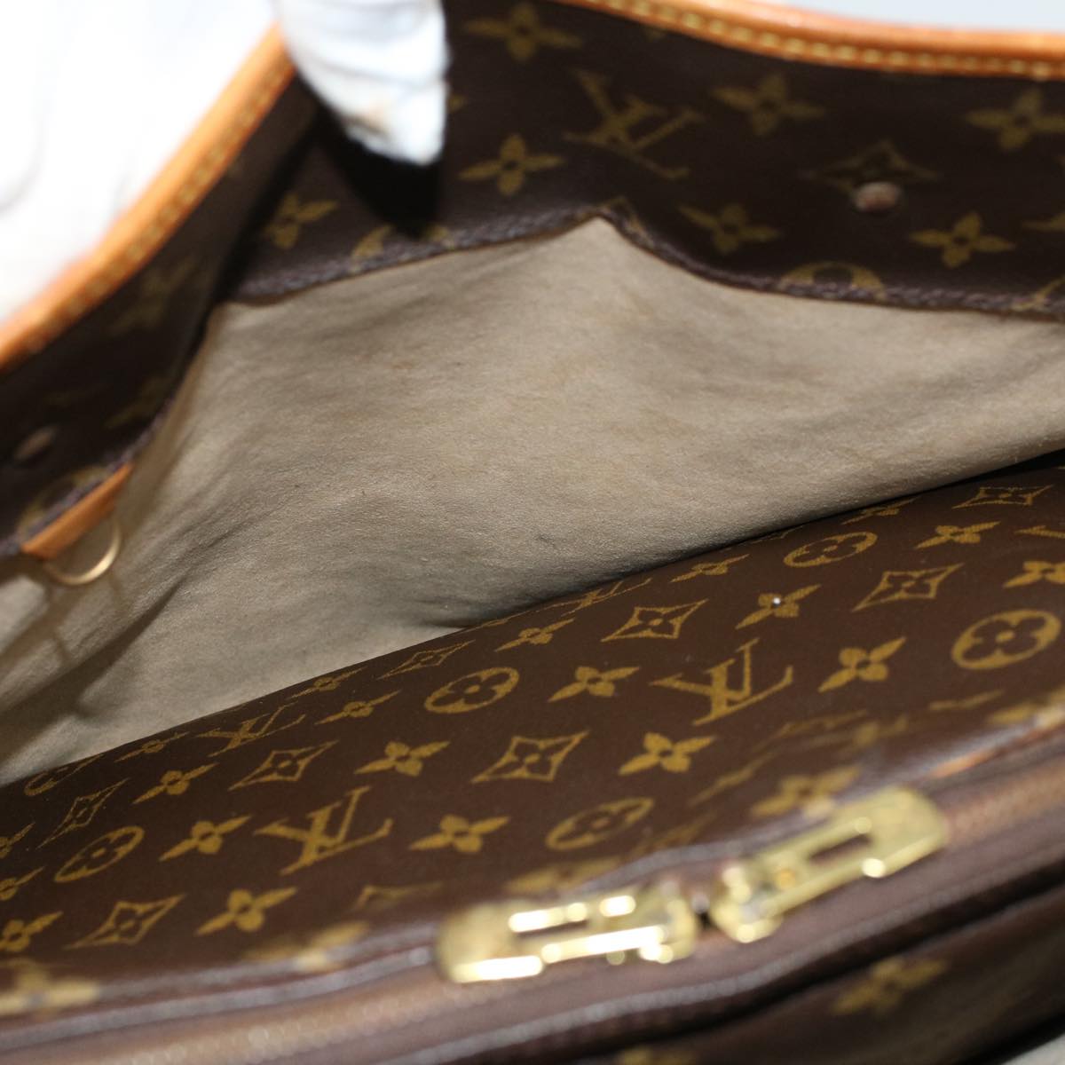 LOUIS VUITTON Monogram Rivoli Hand Bag M53380 LV Auth rd5849