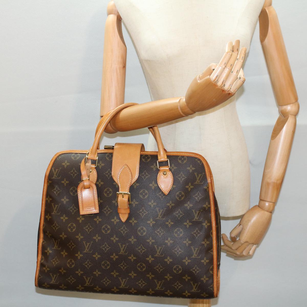 LOUIS VUITTON Monogram Rivoli Hand Bag M53380 LV Auth rd5851