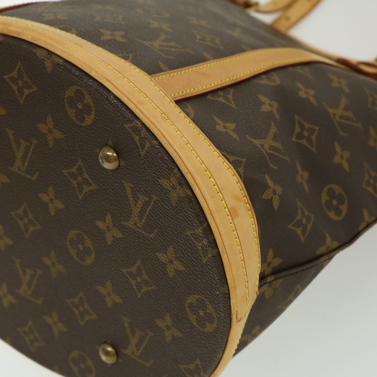 LOUIS VUITTON Monogram Bucket GM Shoulder Bag M42236 LV Auth ro330