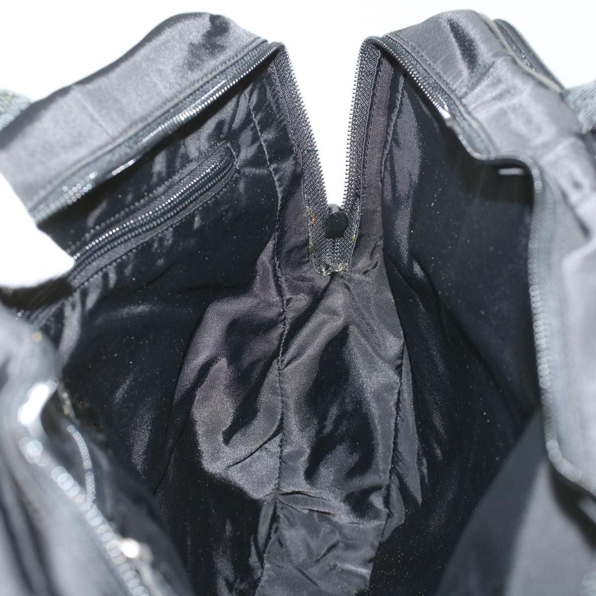 PRADA Hand Bag Nylon Black Auth ro617