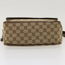 GUCCI GG Canvas Shoulder Bag Beige 28562 Auth ro868-6