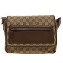 GUCCI GG Canvas Shoulder Bag Beige 28562 Auth ro868-13