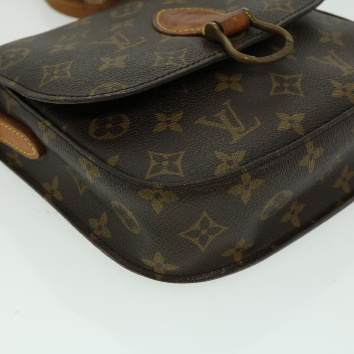 LOUIS VUITTON Monogram Saint Cloud MM Shoulder Bag M51243 Auth rt050