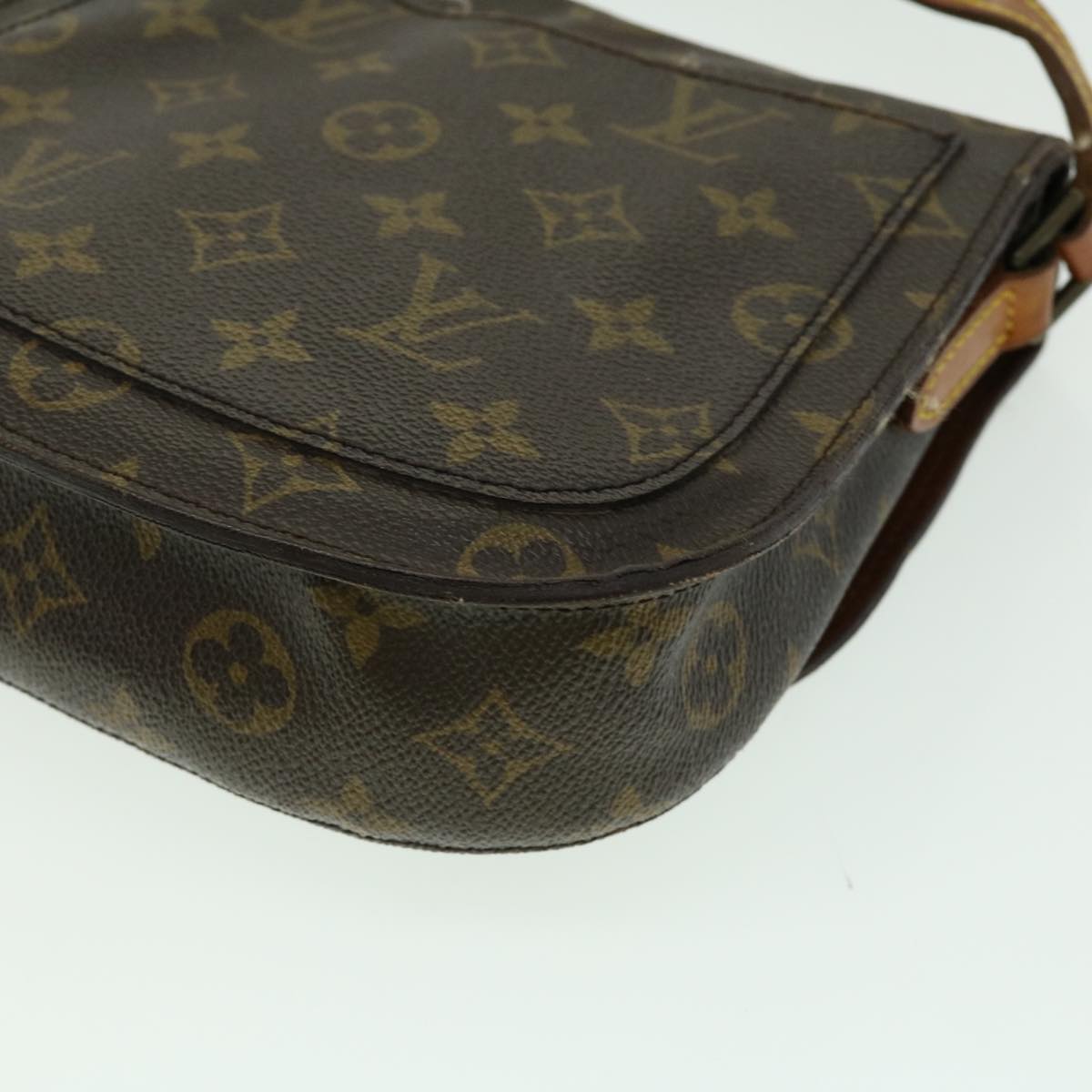 LOUIS VUITTON Monogram Saint Cloud MM Shoulder Bag M51243 Auth rt050