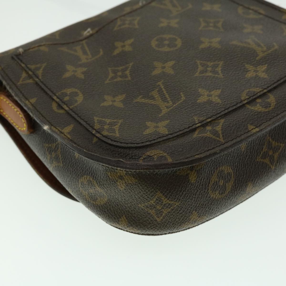 LOUIS VUITTON Monogram Saint Cloud MM Shoulder Bag M51243 Auth rt050