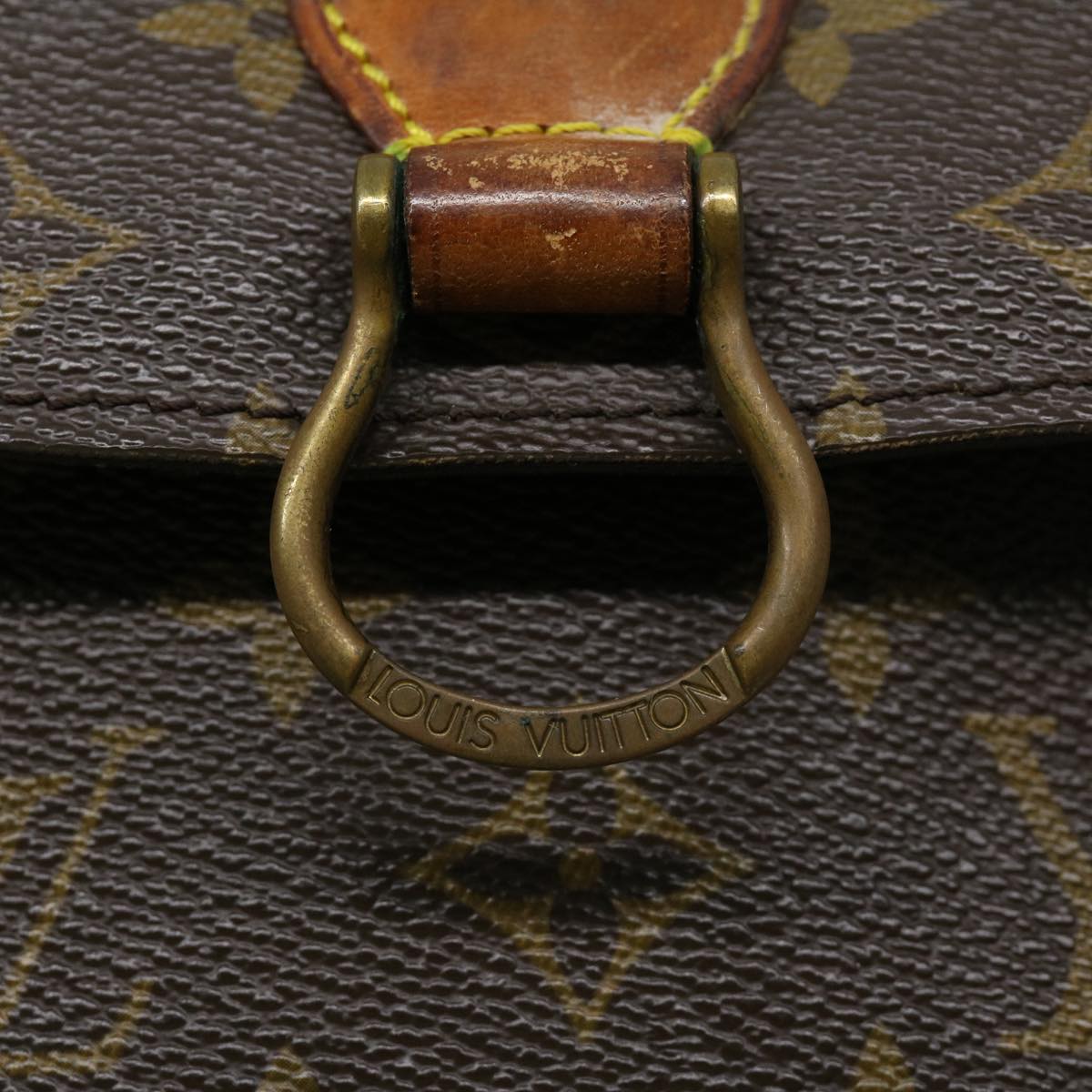 LOUIS VUITTON Monogram Saint Cloud MM Shoulder Bag M51243 Auth rt050