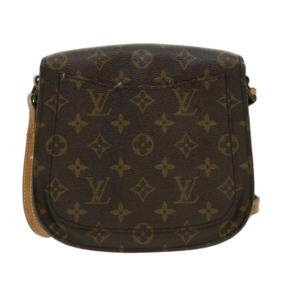 LOUIS VUITTON Monogram Saint Cloud MM Shoulder Bag M51243 Auth rt050